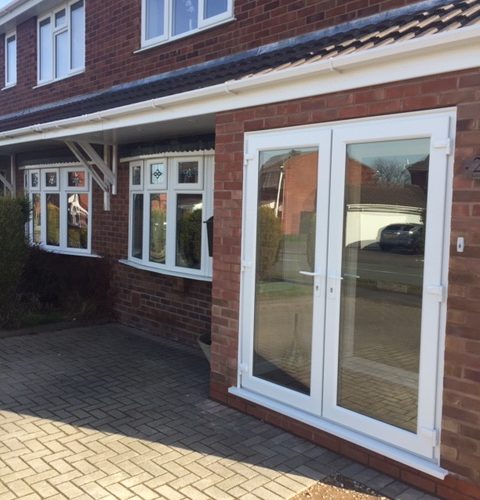 New porch and canopy