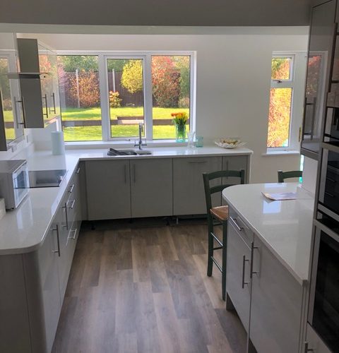 New kitchen and wall knock through